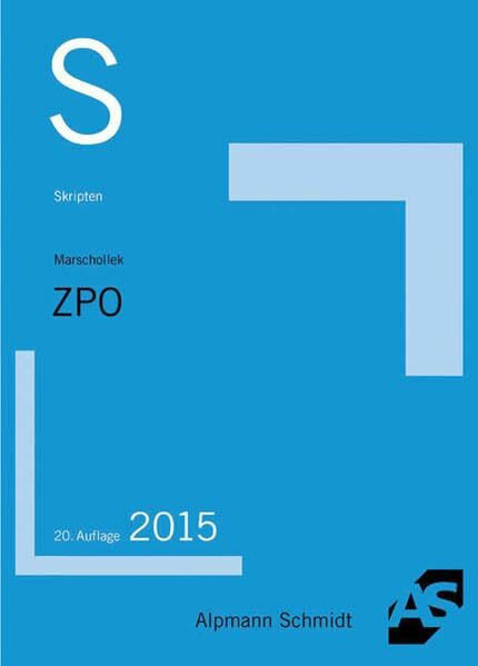 Alpmann Schmidt Verlag Skript Zpo, Überblick über Das FamFG