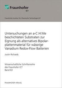 Untersuchungen an a-C:H:Me beschichteten Substraten zur Eignung als alternatives Bipolarplattenmater