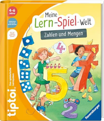 tiptoi® Meine Lern-Spiel-Welt: Zahlen und Mengen, Buch zum Zahlen lernen ab 4 Jahre
