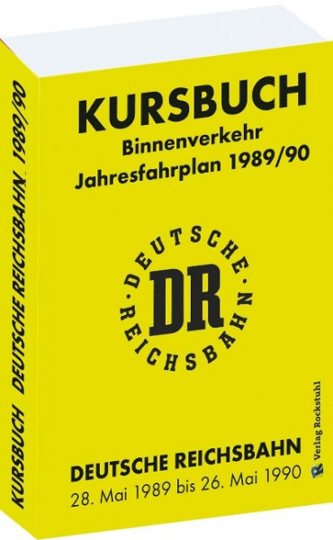 Kursbuch der Deutschen Reichsbahn 1989/90
