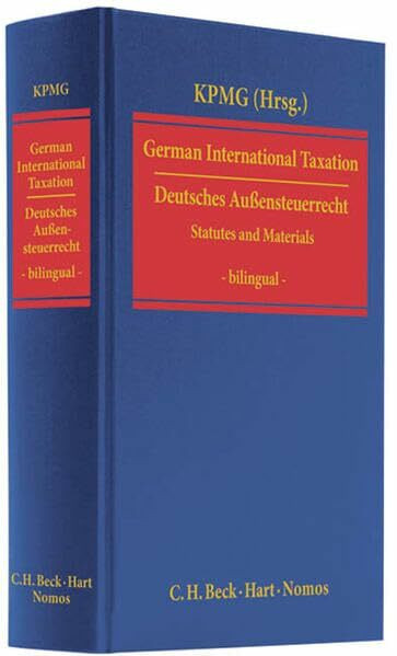 Deutsches Außensteuerrecht: Textausgabe in Deutsch und Englisch; Statutes and Materials in German and English