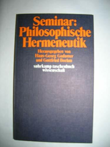 Seminar Philosophische Hermeneutik