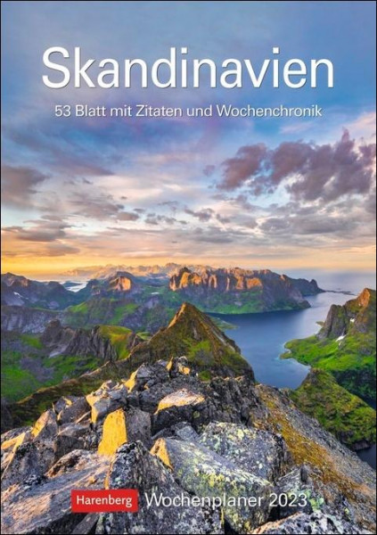 Skandinavien Wochenplaner 2023