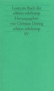 Lesen im Buch der edition suhrkamp