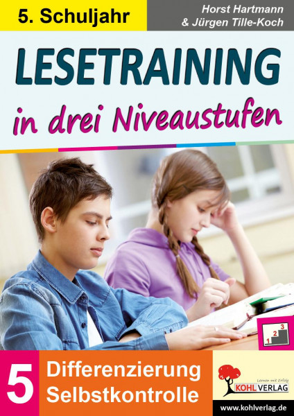 Lesetraining in drei Niveaustufen / Klasse 5