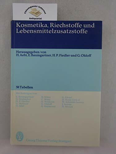 Kosmetika, Riechstoffe und Lebensmittelzusatzstoffen