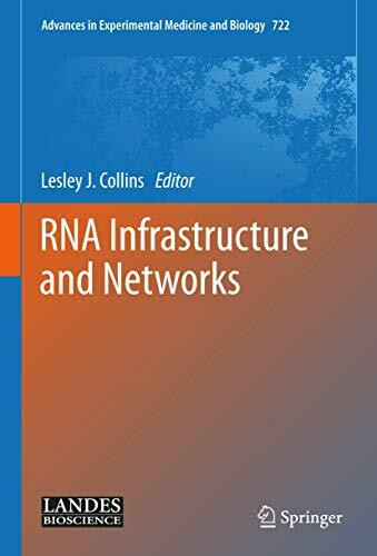 RNA Infrastructure and Networks (Advances in Experimental Medicine and Biology, 722, Band 722)