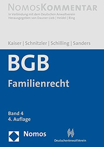 Bürgerliches Gesetzbuch: Familienrecht: Band 4