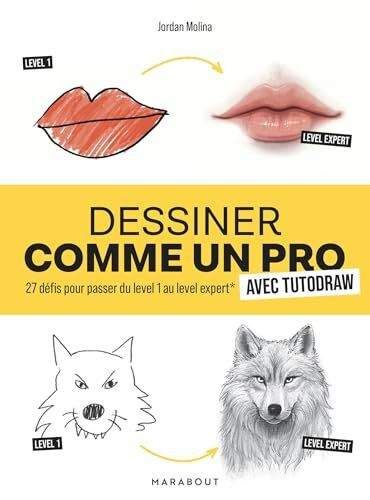 Dessiner comme un pro avec Tutodraw: 27 défis pour passer du level 1 au level expert