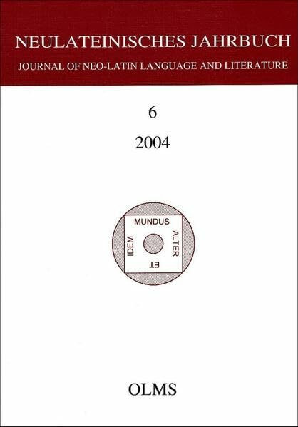 Neulateinisches Jahrbuch. Journal of the Neo-Latin Language and Literature