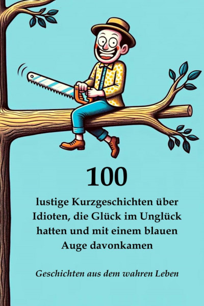 100 lustige Kurzgeschichten über Idioten, die Glück im Unglück hatten und mit einem blauen Auge davonkamen: Geschichten aus dem wahren Leben (Lustige und kreative Kurzgeschichten)