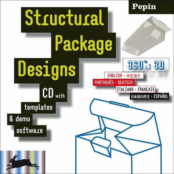 Structural Package Designs - new edition: Verpackungsformgebung -Neuauflage: CD with templates & demo software. Engl.-Dtsch.-Französ.-Span.- Italien.-Portugies.-Japan.-Chines.