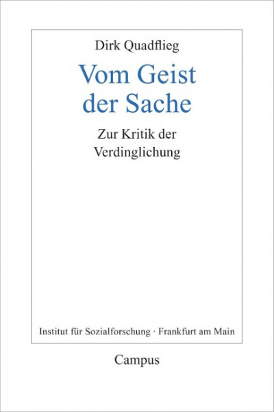 Vom Geist der Sache