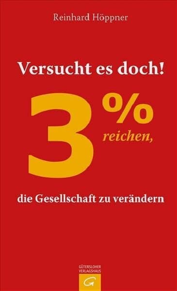 Versucht es doch! 3 % reichen, die Gesellschaft zu verändern.