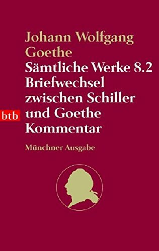 Sämtliche Werke. Münchner Ausgabe / Briefwechsel zwischen Schiller und Goethe: Kommentar (btb-TB)