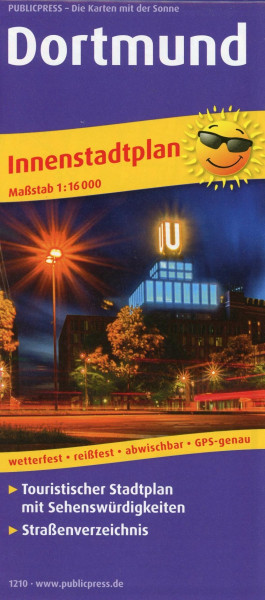 Dortmund. Innenstadtplan 1:16 000
