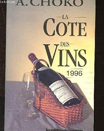 La cote des vins, 1996