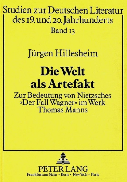 Die Welt als Artefakt