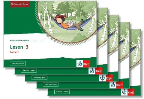 Mein Anoki-Übungsheft. Lesen 3. Fördern. Übungsheft im 5er-Paket Klasse 3