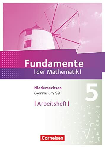 Fundamente der Mathematik - Niedersachsen ab 2015 - 5. Schuljahr: Arbeitsheft zum Schulbuch - Mit eingelegten Lösungen