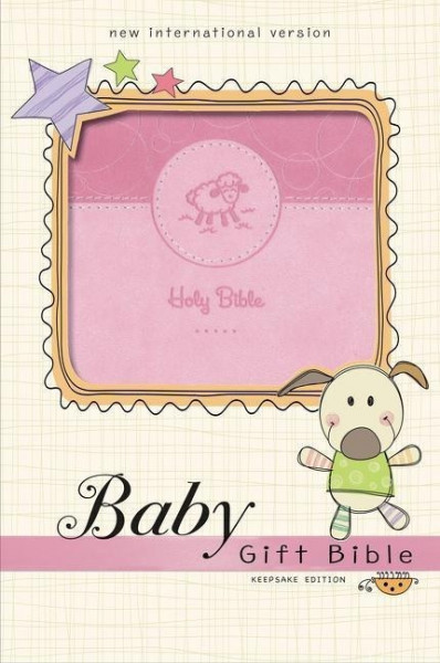 Niv, Baby Gift Bible, Holy Bible, Leathersoft, Pink, Red Letter, Comfort Print: Keepsake Edition