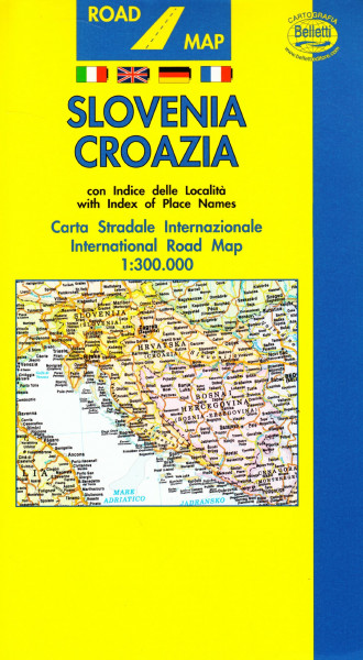 Slovenia. Croazia 1:500.000