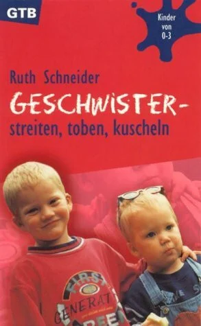 Geschwister streiten, toben, kuscheln