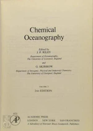 Chemical Oceanography