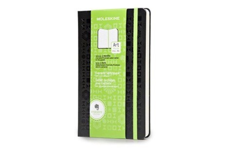 MOLESKINE EVERNOTE SKIZZENBUCH L/A5, HARD COVER, SCHWARZ