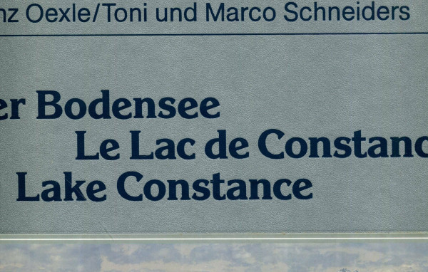 Der Bodensee. Text in deutscher, englischer und französischer Sprache