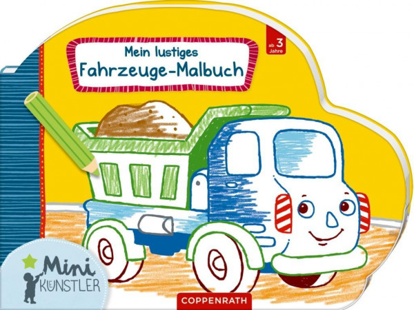 Mein lustiges Fahrzeuge-Malbuch