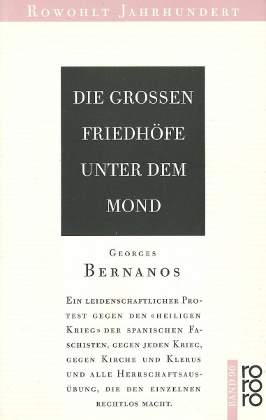 Die großen Friedhöfe unter dem Mond: Mallorca und der Spanische Bürgerkrieg: Ein Augenzeuge berichtet