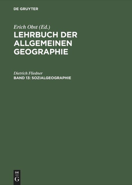 Sozialgeographie