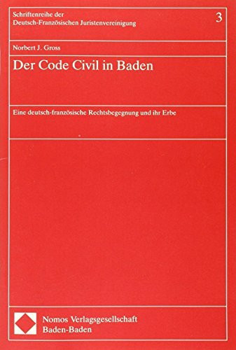 Der Code Civil in Baden