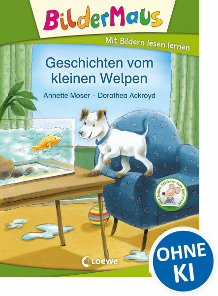 Bildermaus - Geschichten vom kleinen Welpen: Mit Bildern lesen lernen - Ideal für die Vorschule und Leseanfänger ab 5 Jahre