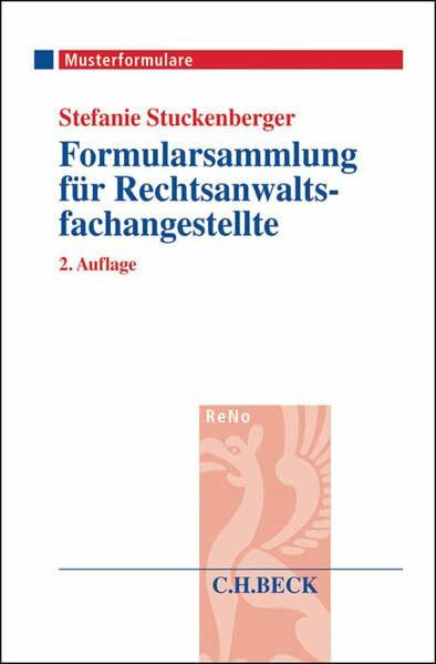 Formularsammlung für Rechtsanwaltsfachangestellte