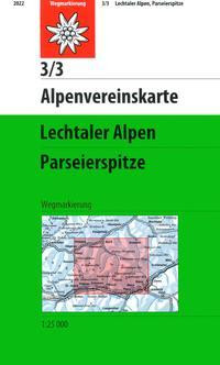 Lechtaler Alpen - Parseierspitze 1:25 000