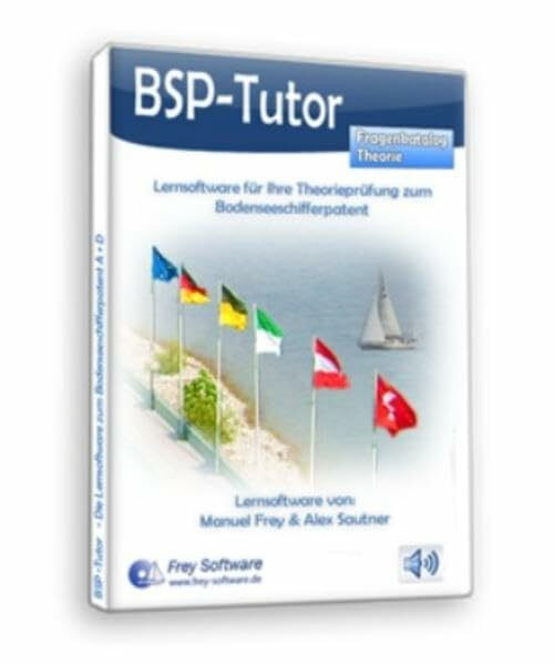 BSP-Tutor - Lernsoftware Bodenseeschifferpatent A (Motor) + D (Segeln) (Fragenkatalog Theorie)