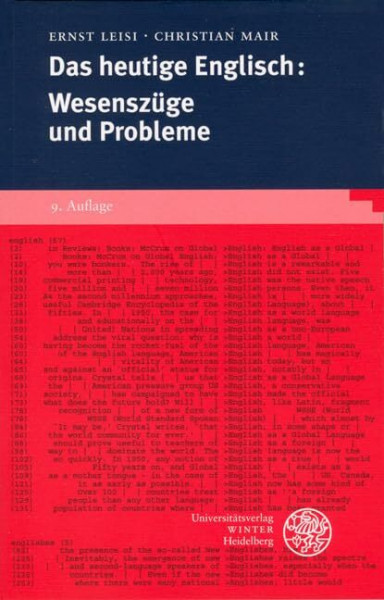 Das heutige Englisch: Wesenszüge und Probleme (Sprachwissenschaftliche Studienbücher)