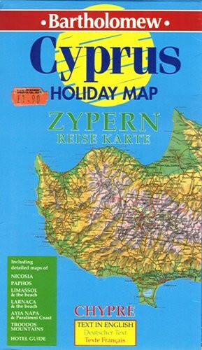 BARTHOLOMEW CYPRUS HOLIDAY MAP