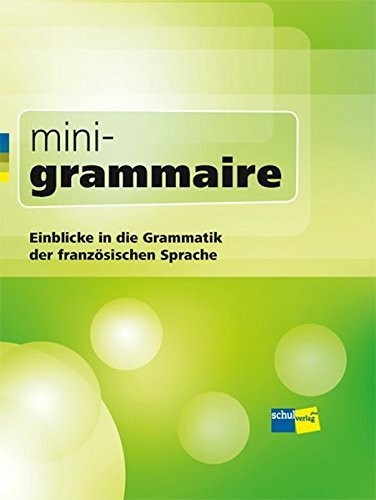 mini-grammaire: Einblicke in die Grammatik der französischen Sprache