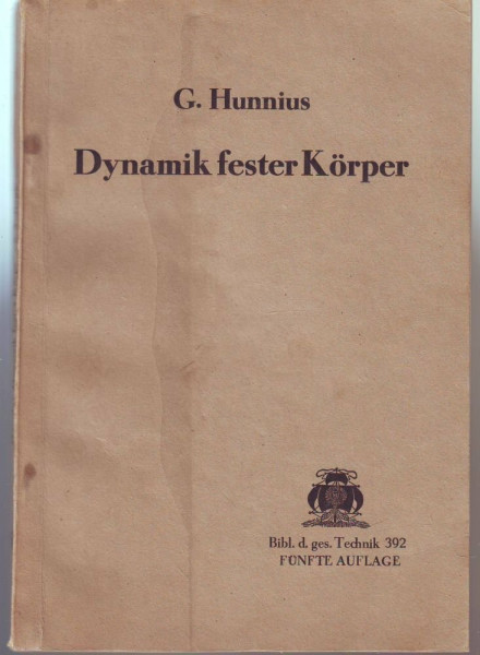 Dynamik fester Körper für Ingenieurschulen