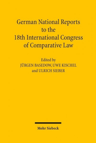 German National Reports to the 18th International Congress of Comparative Law