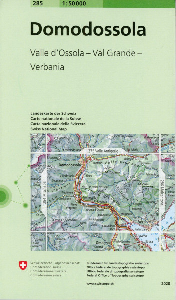 Swisstopo 1 : 50 000 Domodossola