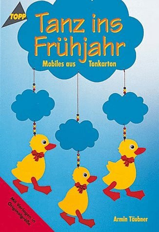 Tanz ins Frühjahr: Mobiles aus Tonkarton