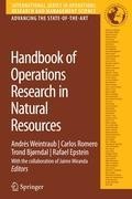 Handbook of Operations Research in Natural Resources
