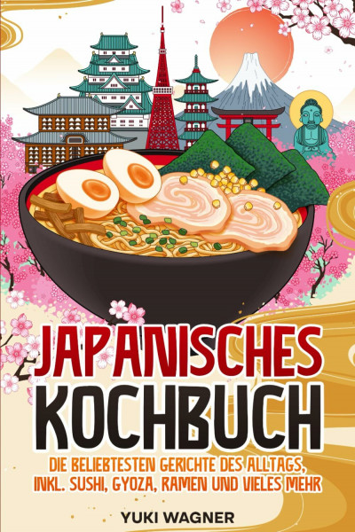 Japanisches Kochbuch: Die beliebtesten japanischen Gerichte des Alltags, inkl. Sushi, Gyoza, Ramen und vieles mehr