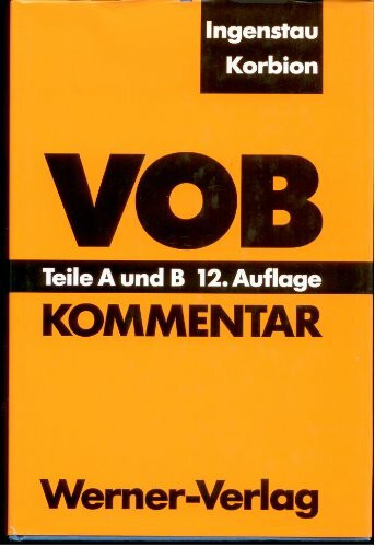 VOB Teile A und B. Kommentar. (12. A.)