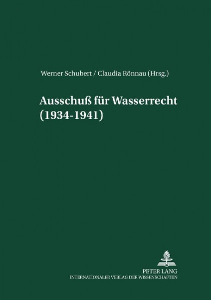 Ausschuß für Wasserrecht (1934-1941)