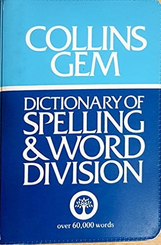 Dictionary of Spelling and Word Division (Gem Dictionaries)